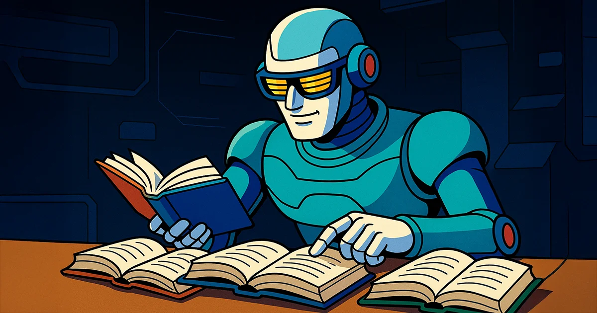 Ein KI-Roboter der liest